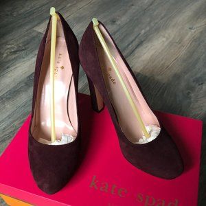 Kate Spade New York Nessle Bordo/Suede Heel 6 M